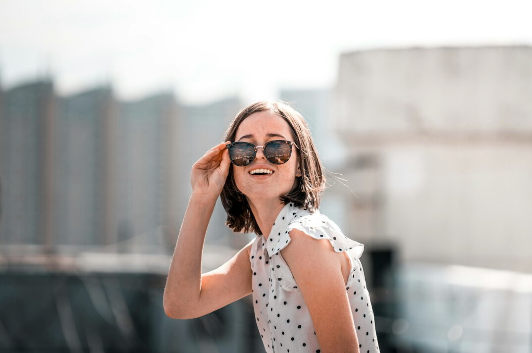 Portrait of a smiling businesswoman